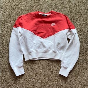 Nike crop sweatshirt